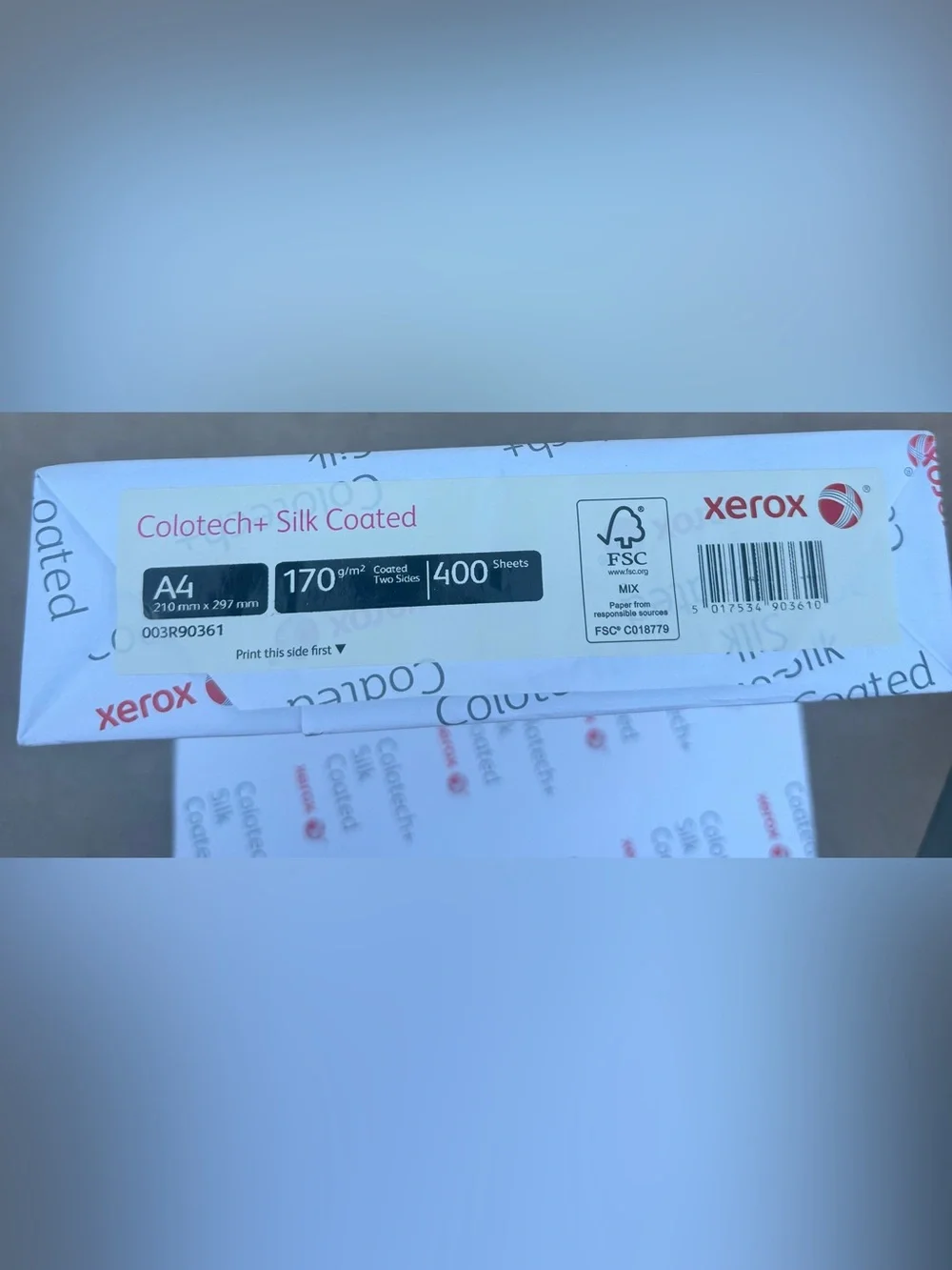 Xerox Colotech+ Silk-Coated A4 Paper 170g/m2 400 Sheets Brand New Ream